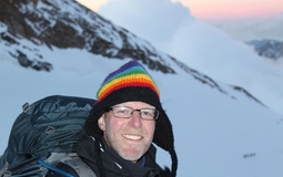 Oli Firth happy to ascend to the Margherita Hut