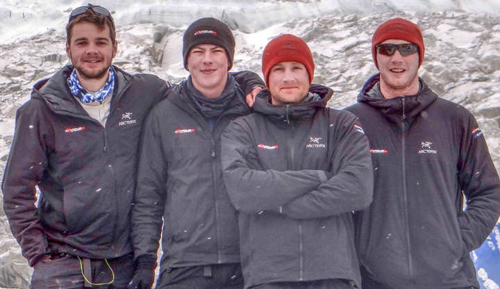 Logistics team at Base Camp