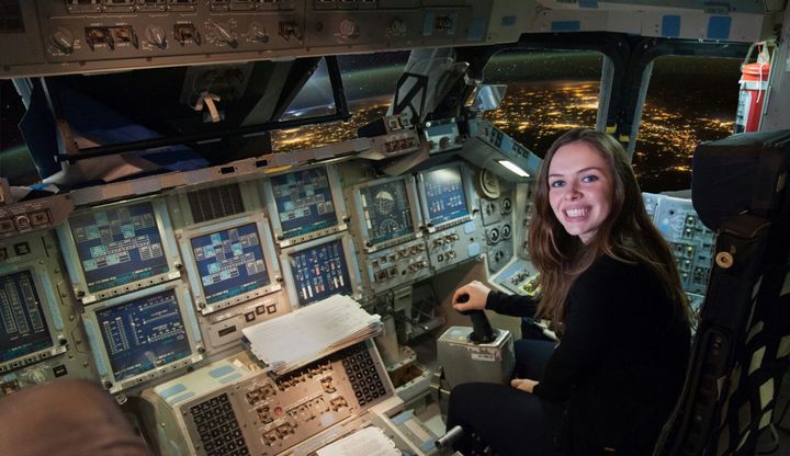 Flying high in the NASA aircraft simulator