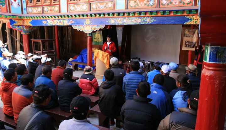 Mike presents to the Sherpa community Mike presents to the Sherpa community