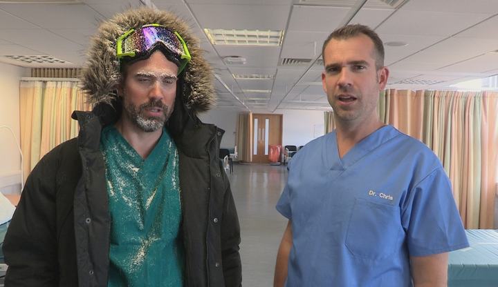 Xand and Chris from Operation Ouch! Xand and Chris from Operation Ouch!