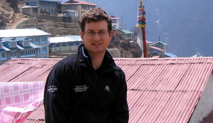 Andrew Murray at Namche Andrew Murray at Namche